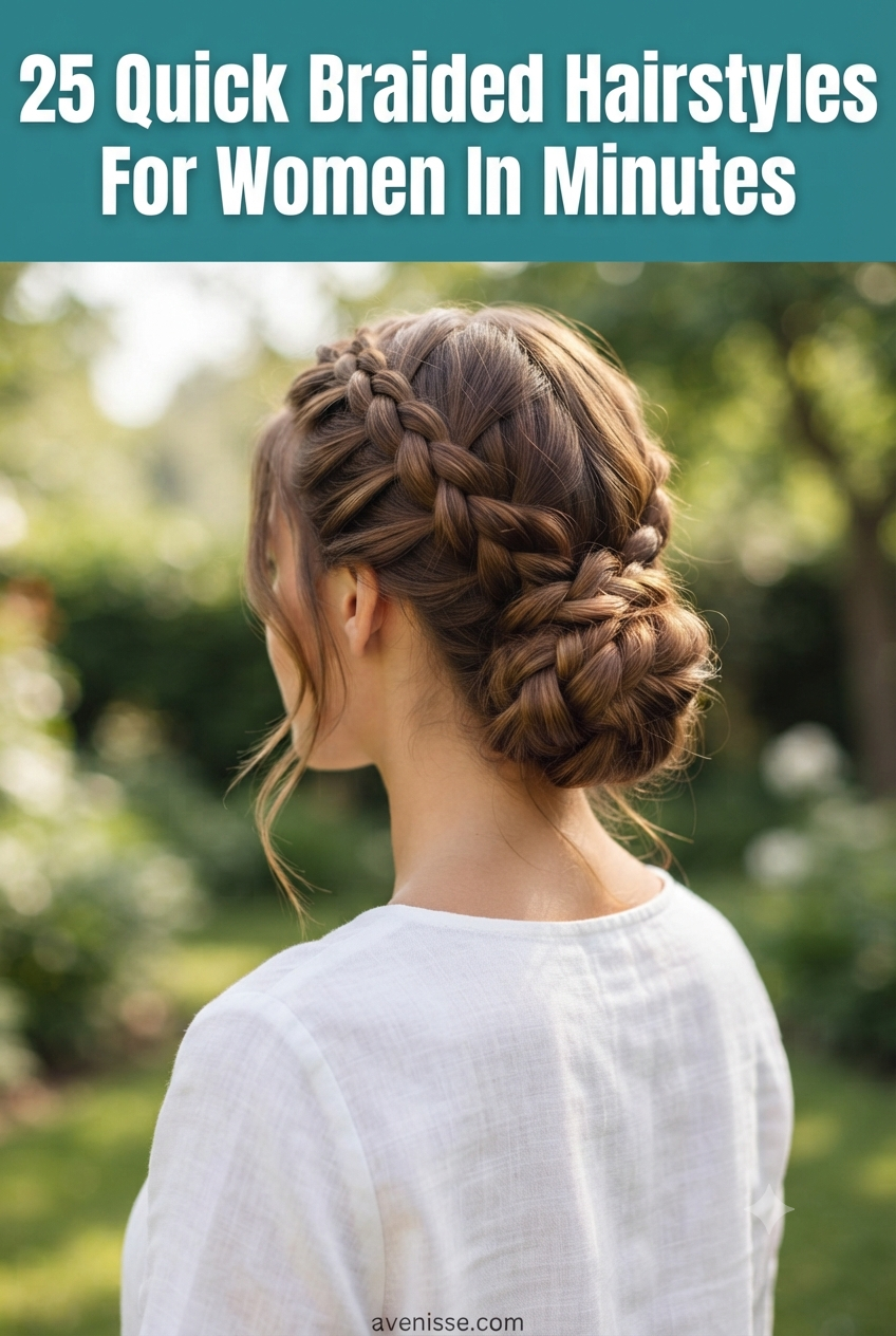 25 Quick Braided Hairstyles For Women In Minutes