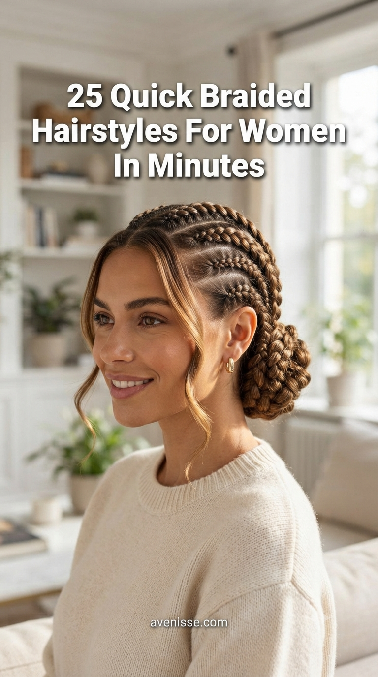 25 Quick Braided Hairstyles For Women In Minutes