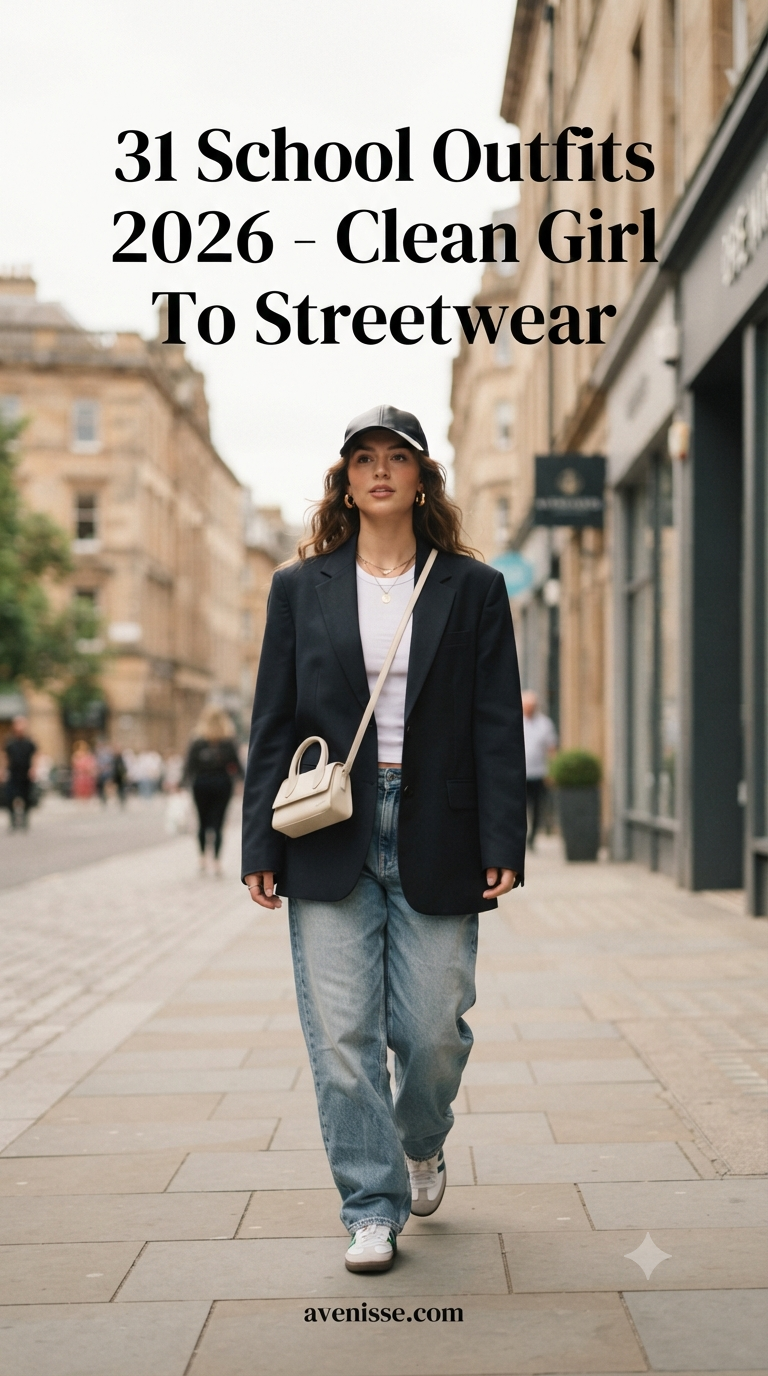 31 School Outfits 2026 - Clean Girl To Streetwear