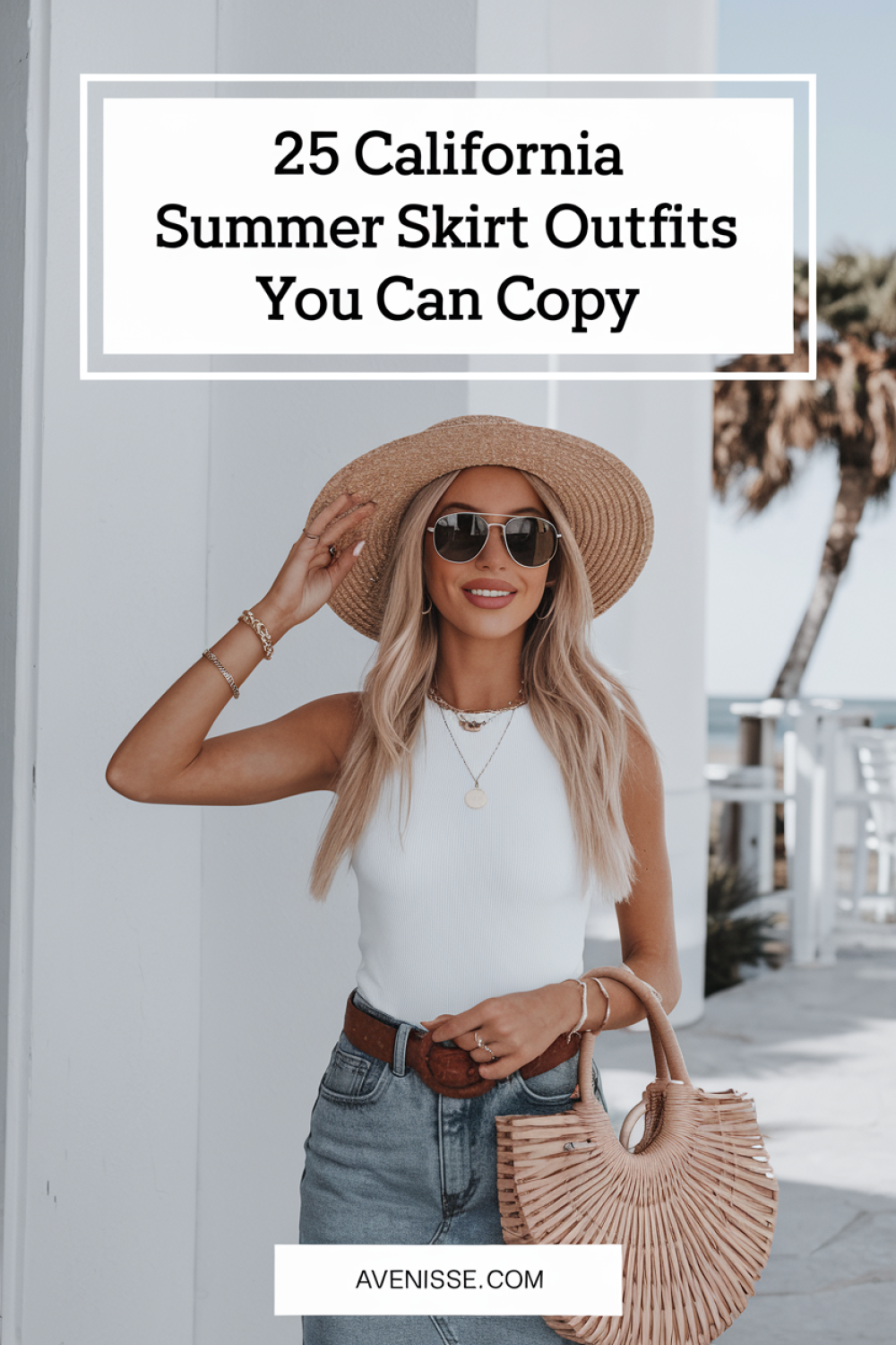25 California Summer Skirt Outfits You Can Copy