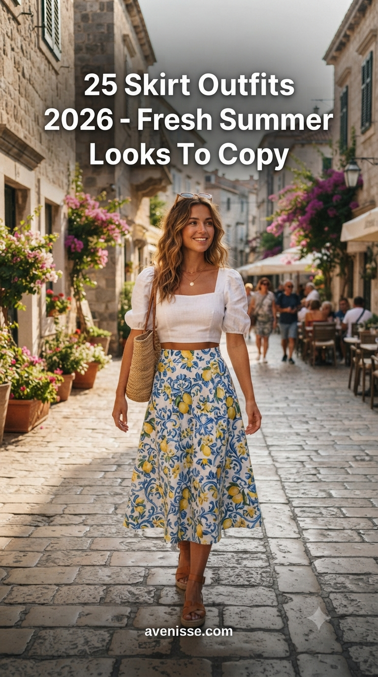 25 Skirt Outfits 2026 - Fresh Summer Looks To Copy