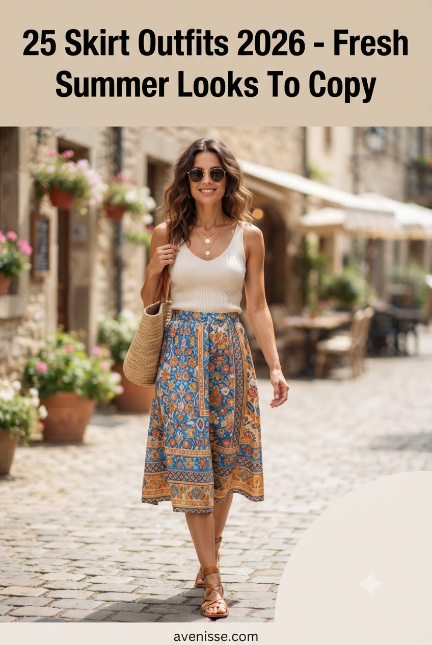 25 Skirt Outfits 2026 - Fresh Summer Looks To Copy
