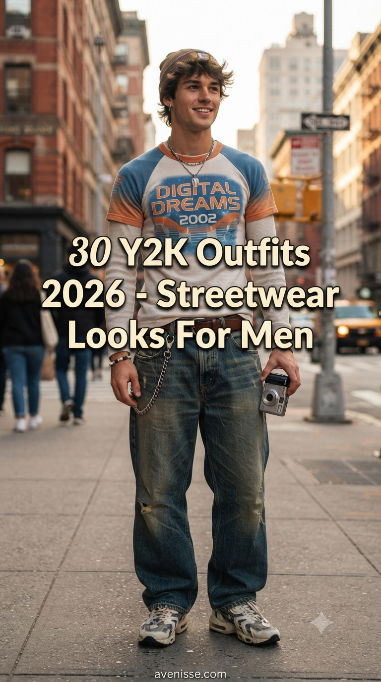 30 Y2K Outfits 2026 - Streetwear Looks For Men