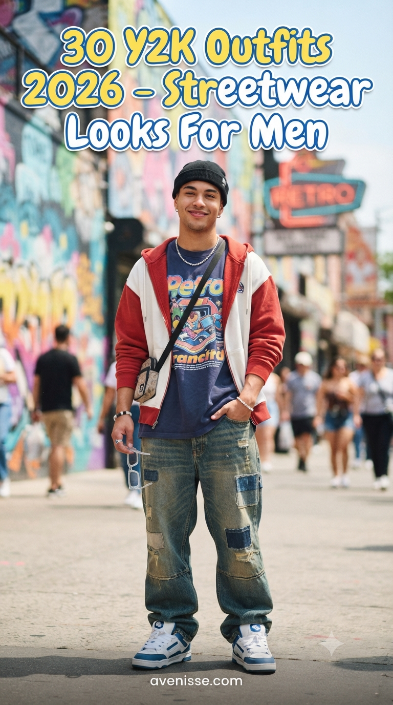 30 Y2K Outfits 2026 - Streetwear Looks For Men