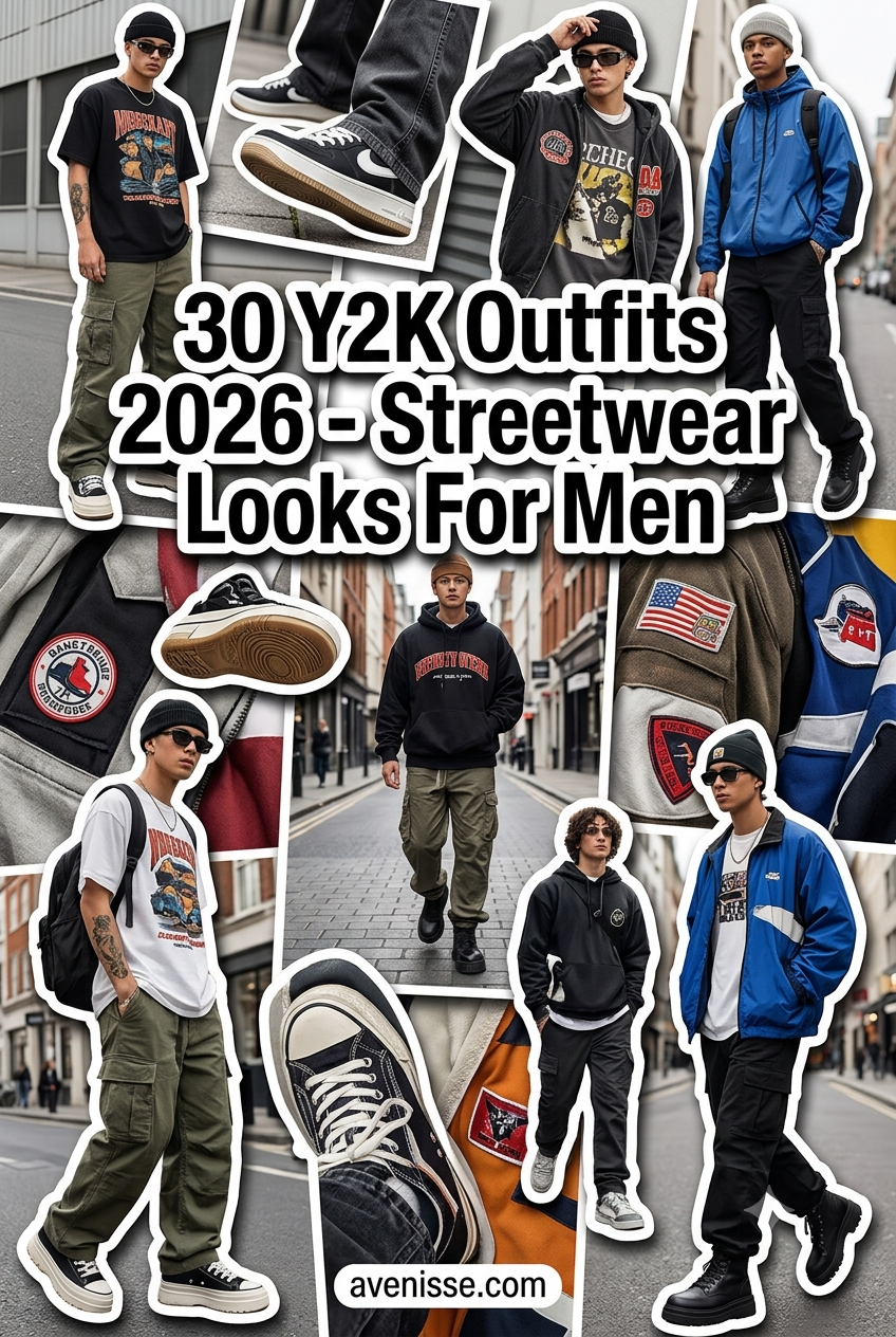 30 Y2K Outfits 2026 - Streetwear Looks For Men