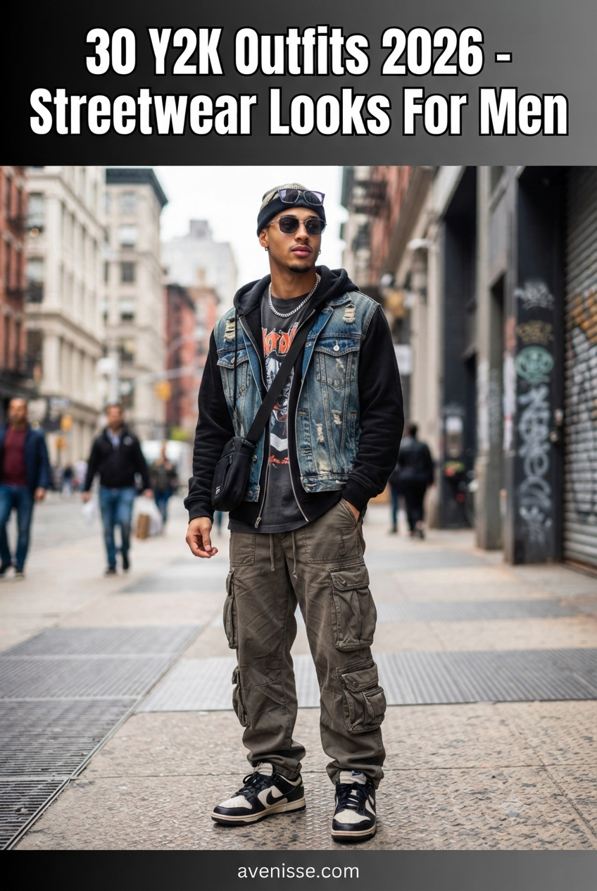 30 Y2K Outfits 2026 - Streetwear Looks For Men