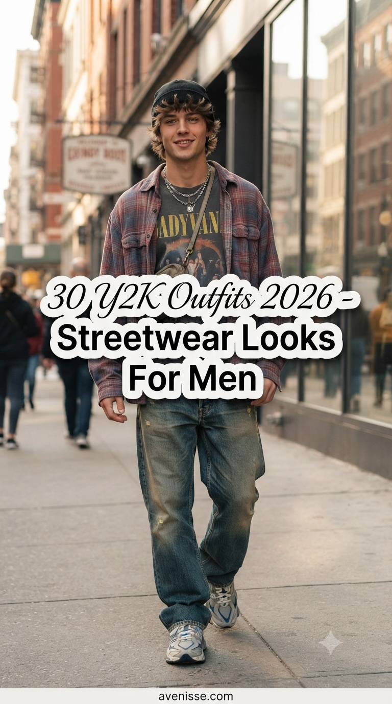 30 Y2K Outfits 2026 - Streetwear Looks For Men
